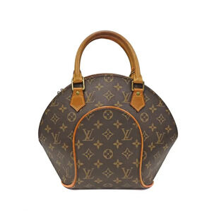 Louis Vuitton Ellipse Top Handle Bag Monogram Canvas Leather Brown